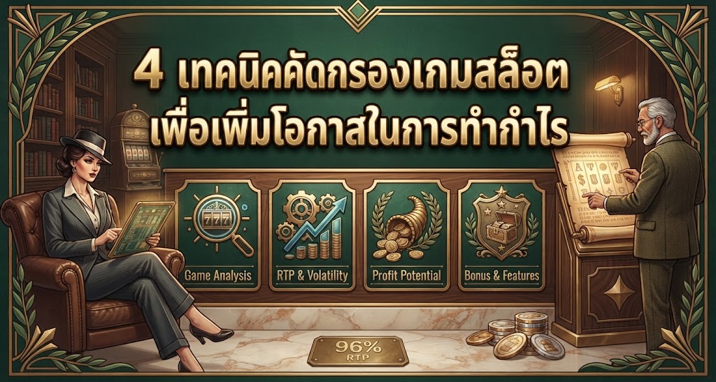 เทคนิคคัดกรองเกมสล็อต