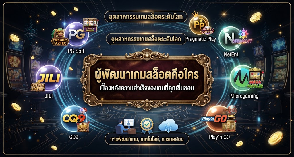 ผู้พัฒนาเกมสล็อตคือใคร
