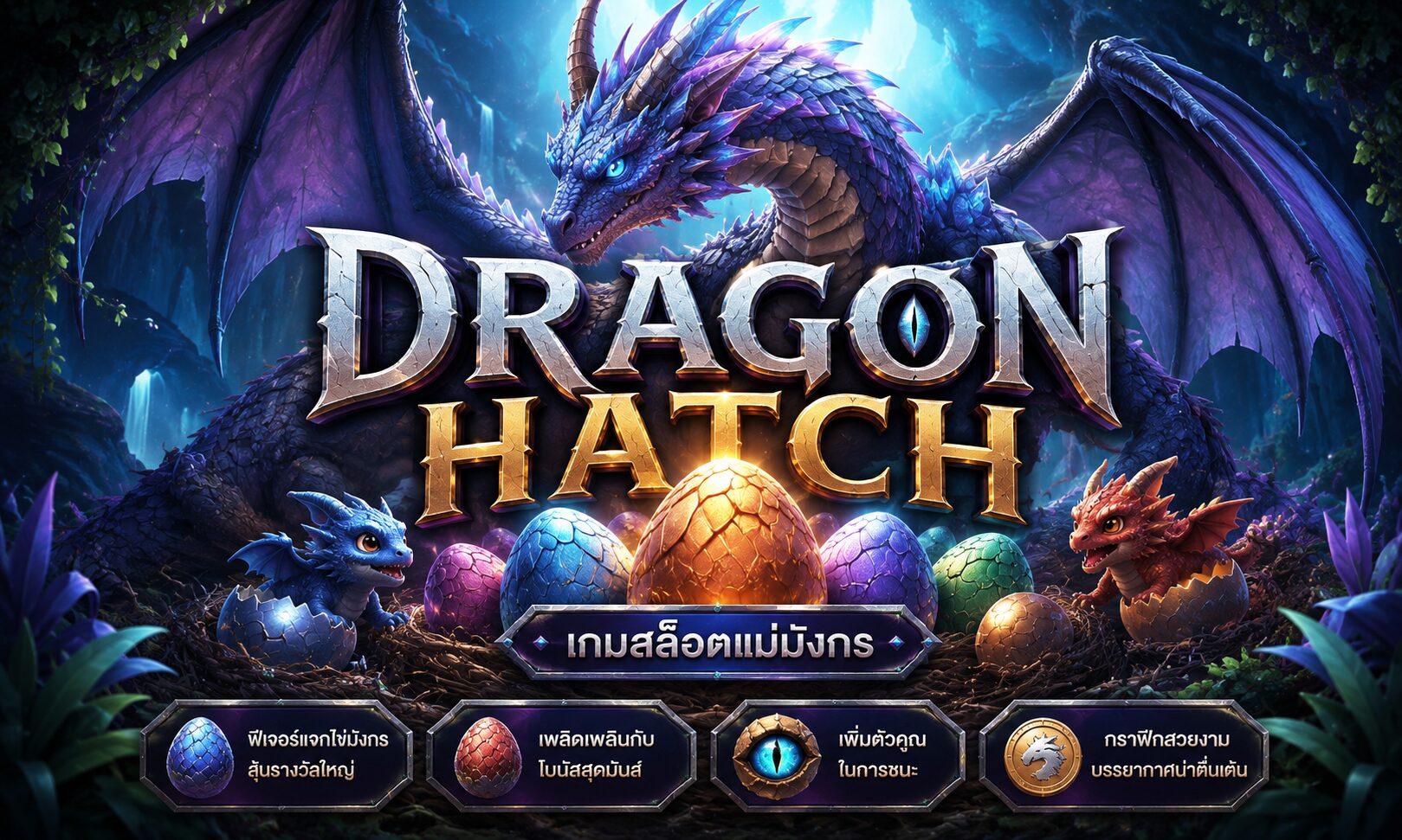 Dragon Hatch เกมสล็อตแม่มังกร
