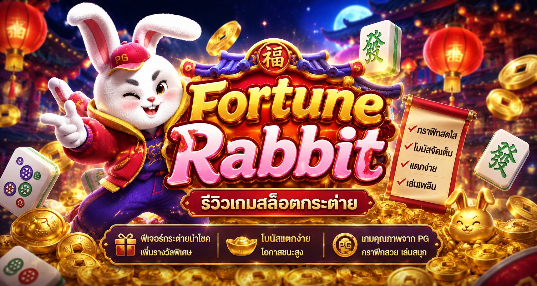 Fortune Rabbit รีวิวเกมสล็อตกระต่าย